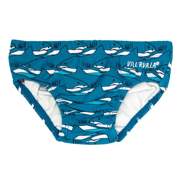 Villervalla Badehose mit wasserfestem Futter shark