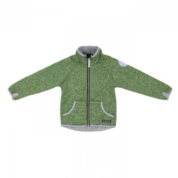 Villervalla Pile Fleece Jacke moss/lgt moss