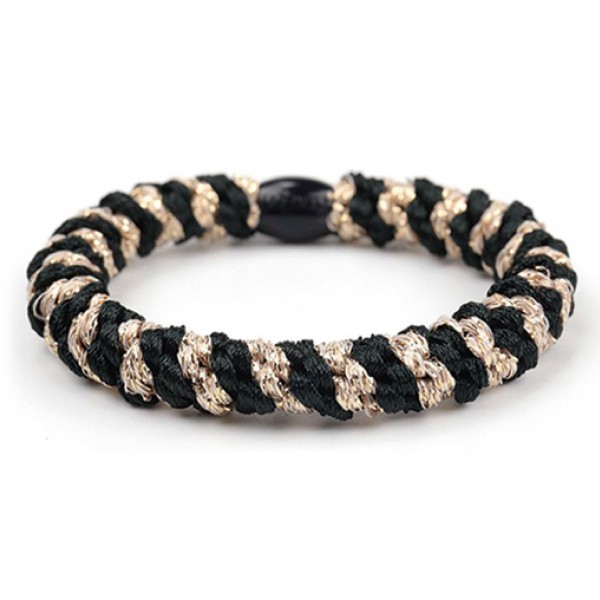 Liebly Haargummi glitter black