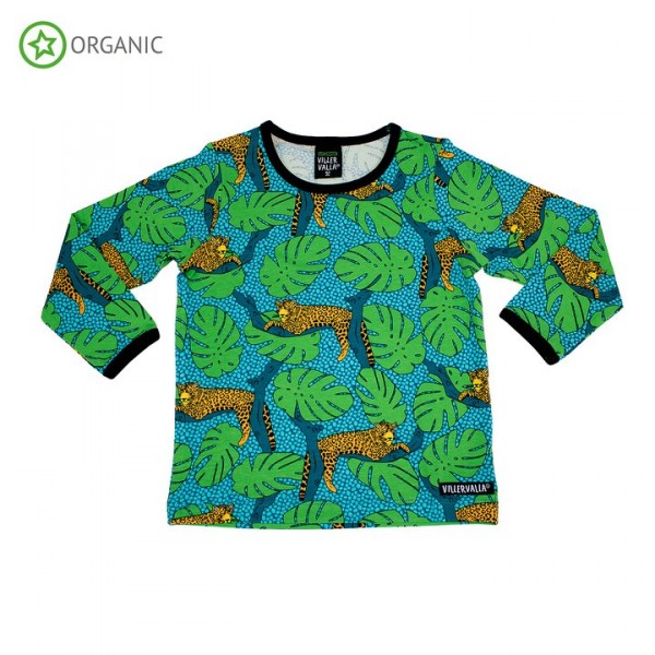 Villervalla langärmliges T-shirt leopard