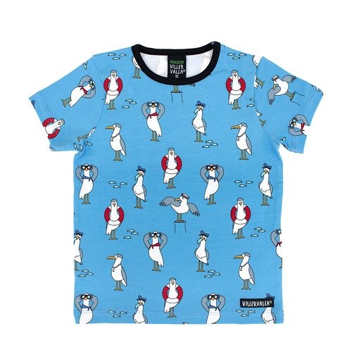 Villervalla kurzärmliges Tshirt lgt water