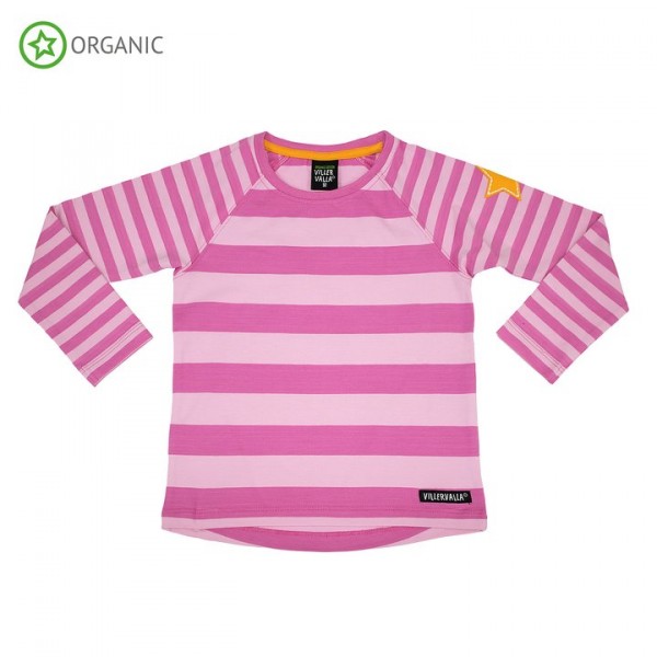 Villervalla langärmliges T-shirt petunia