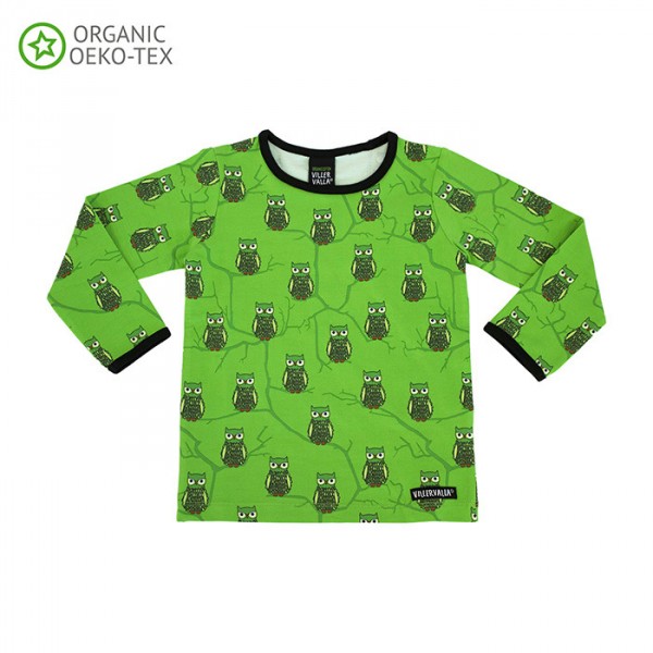 Villervalla Soft long sleeved tricot t-shirt avocado