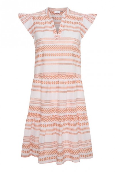 Saint Tropez Uma SZ Kleid Orange P.Zig Zag