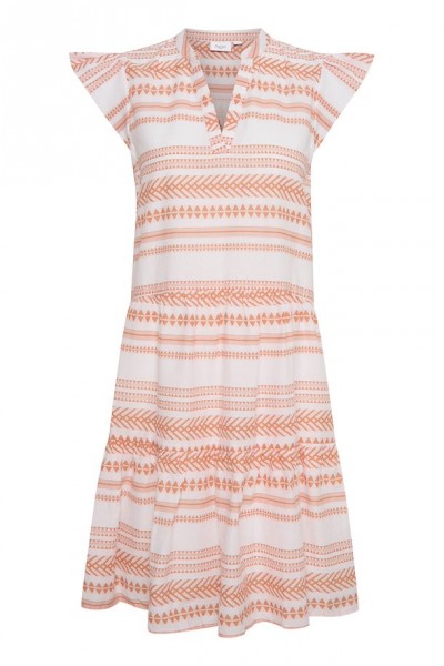 Saint Tropez Uma SZ Kleid Orange P.Zig Zag