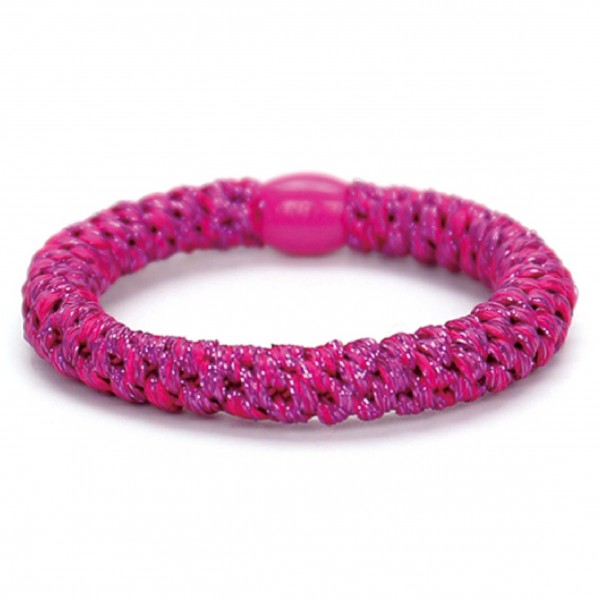 Liebly Haargummi cerise glitter