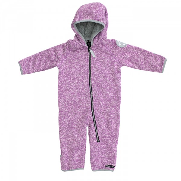 Villervalla Pile Fleece Overall fuchsia/marble