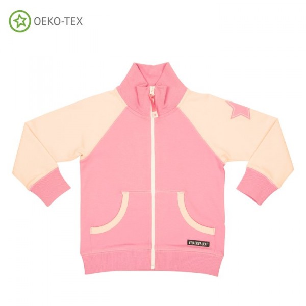 Villervalla Sweatjacke für Erwachsene fuchsia/rose
