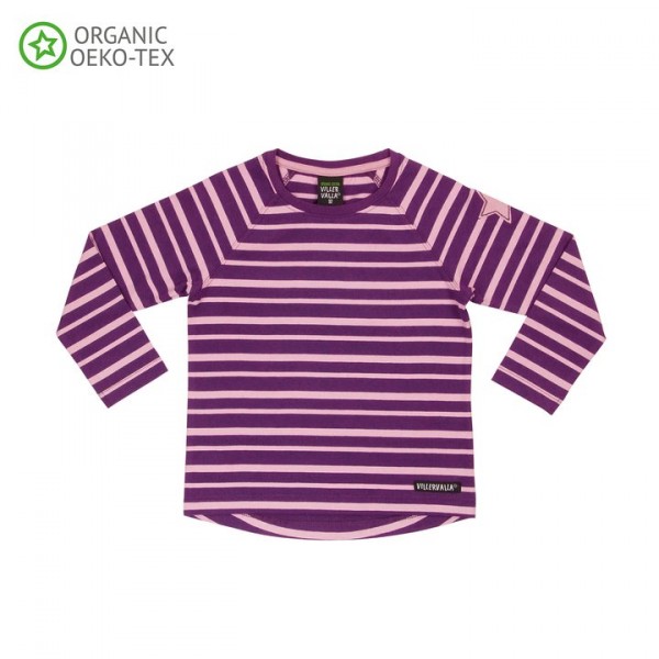 Villervalla langärmliges T-shirt grape/orchid