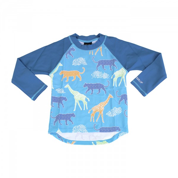 Villervalla UV-Shirt Savannah Print aqua