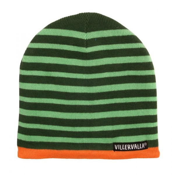 Villervalla mit Fleece gefütterte Mütze drk pine/lgt pine