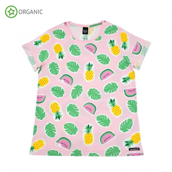 Villervalla Kurzarm Tshirt für Erwachsene lgt azalea
