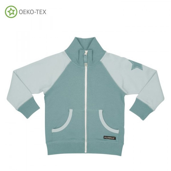 Villervalla Sweatjacke für Erwachsene rock/steel