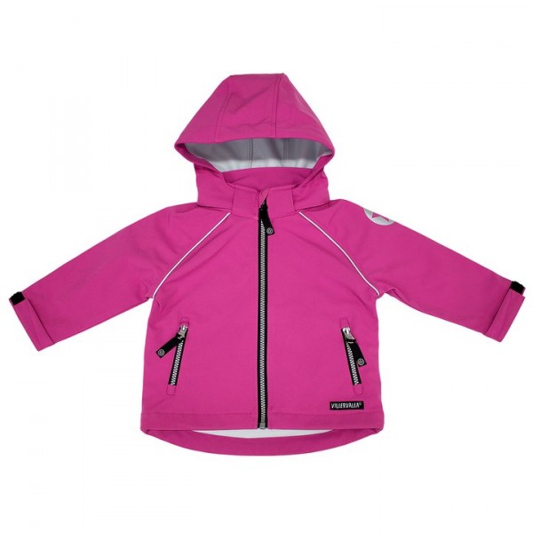 Villervalla Funktionsjacke in Softshell rasberry