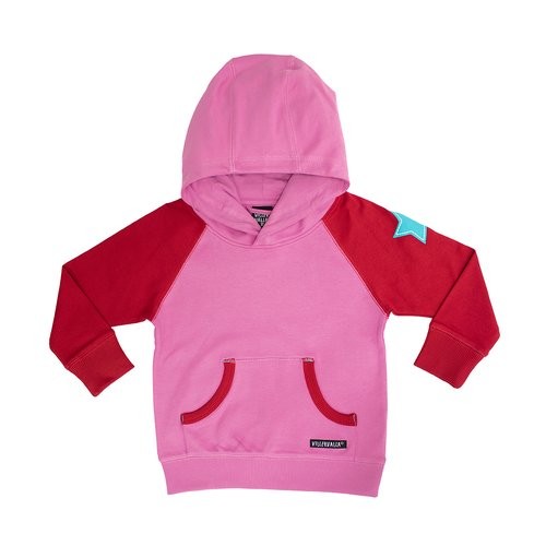 Villervalla Hoodie petunia/tango