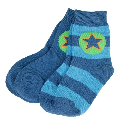 Villervalla Socken Set drk ocean/ocean