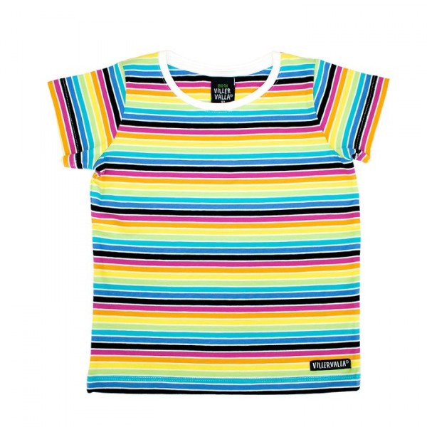 Villervalla kurzärmliges T-shirt rainbow
