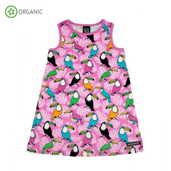 Villervalla kurzärmliges Kleid petunia