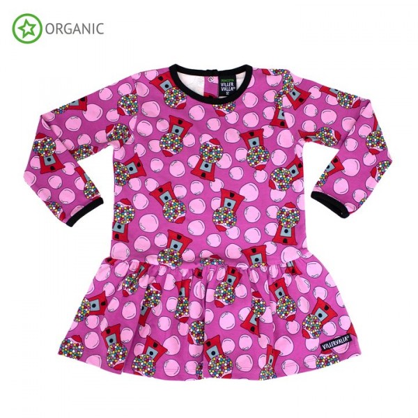 Villervalla langärmliges Kleid lotus