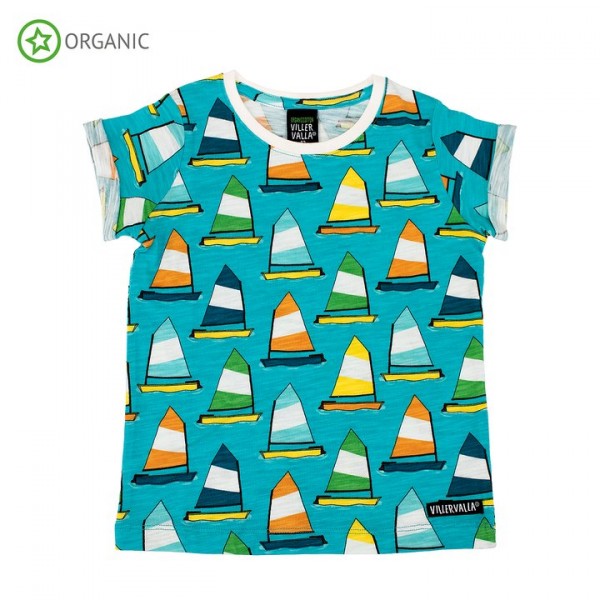 Villervalla kurzärmliges T-shirt sailboat
