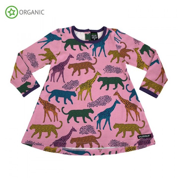 Villervalla langärmliges Kleid sorbet