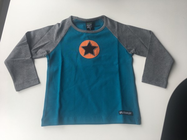 Villervalla langärmliges Tshirt atlantic
