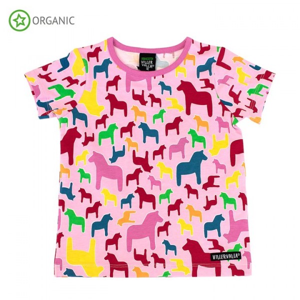 Villervalla kurzärmliges T-shirt lgt petunia