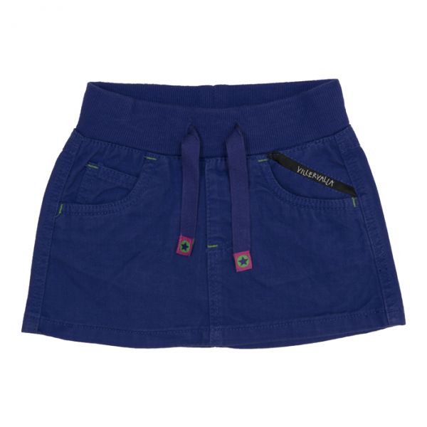 VILLERVALLA Twill Skirt BLACKBERRY