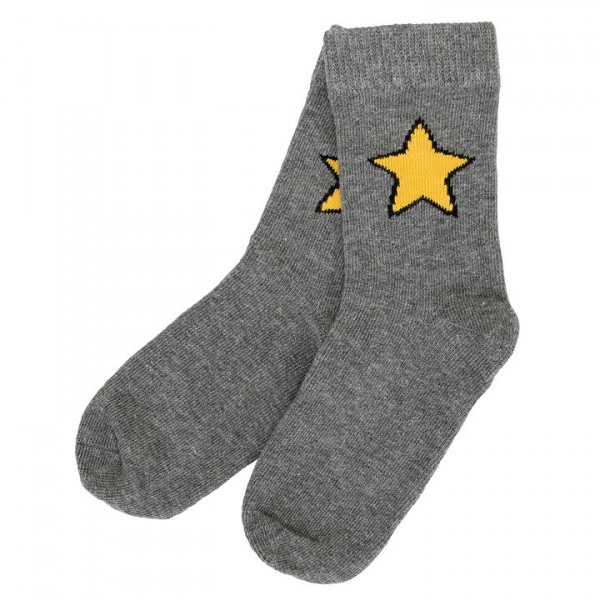 Villervalla Socken grey melange