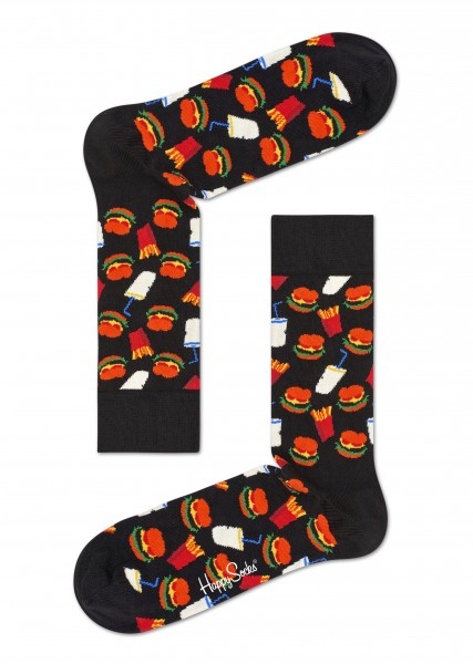 Happy Socks Socken Erwachsene Burger