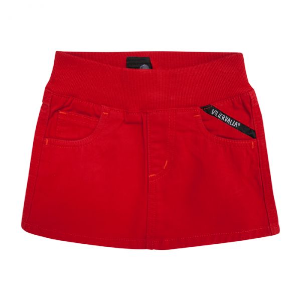 Villervalla Twill skirt paprika