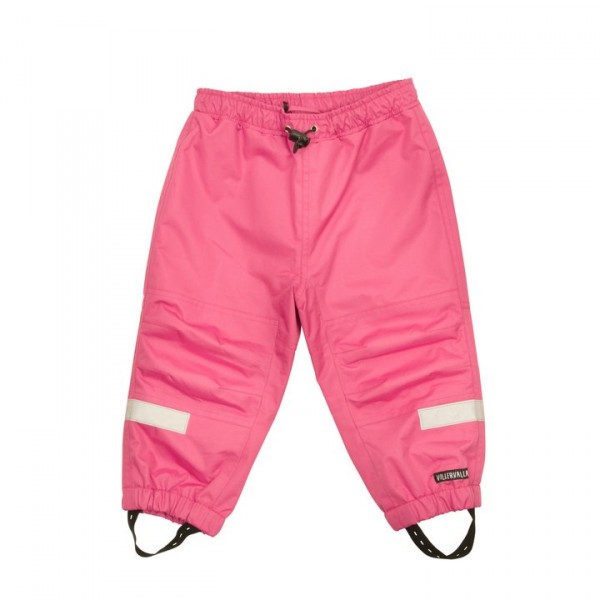 Villervalla einfarbige Regenhose flamingo