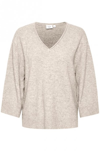 Saint Tropez KokoSZ Pullover creme melange