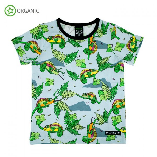 Villervalla kurzärmliges T-shirt Chameleon
