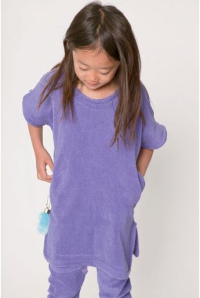 Shampoodle Beach Poncho Lilac blue