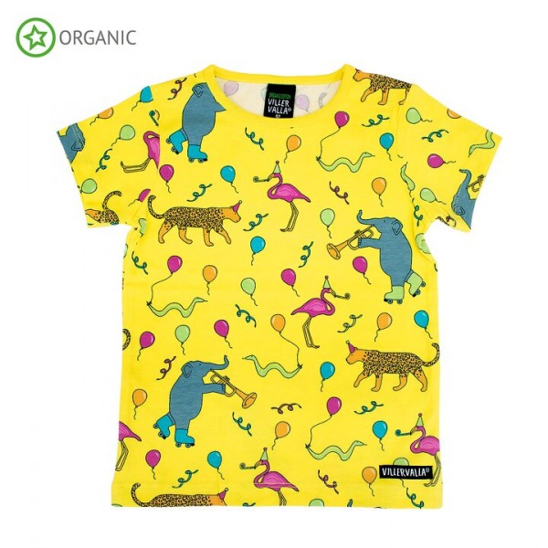 Villervalla kurzärmliges T-shirt party animals
