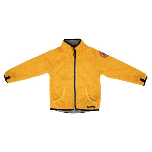 Villervalla Pile Fleece Jacke saffron/lgt honey