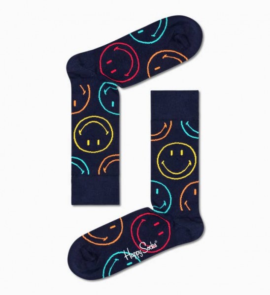 Happy Socks Socken Erwachsene Smiley groß