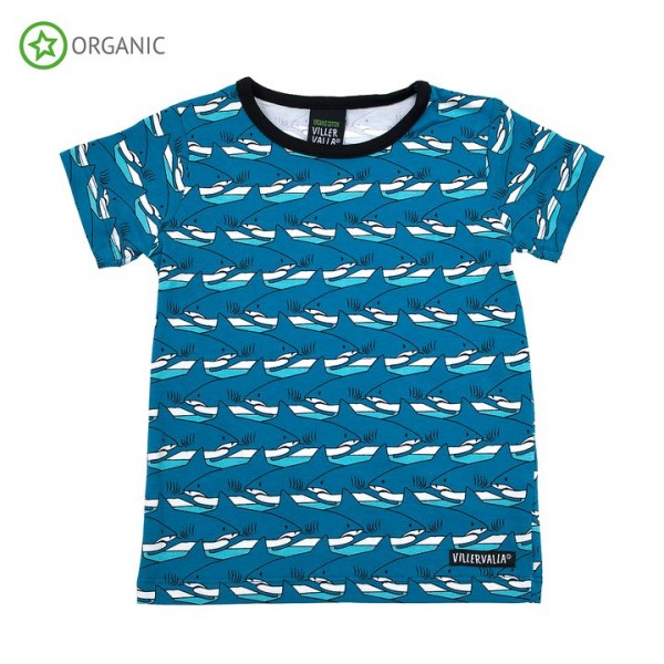 Villervalla kurzärmliges T-shirt shark