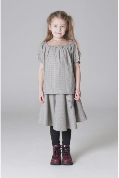 Shampoodle Cross Skirt - Schwarz und Weiss - Größe: 90