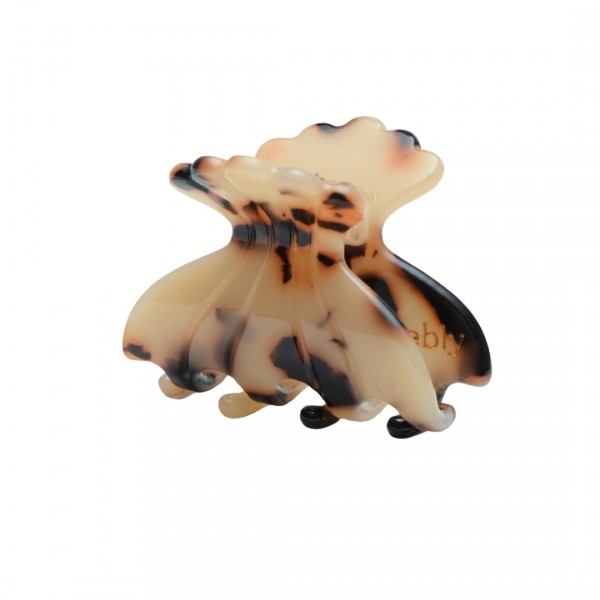 Liebly Haarklammer swan klein beige turtle 5 cm
