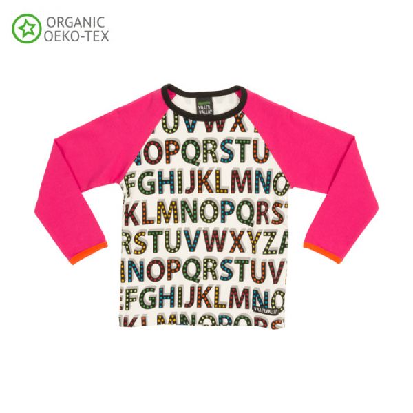 Villervalla Soft long sleeved tricot t-shirt cranberry