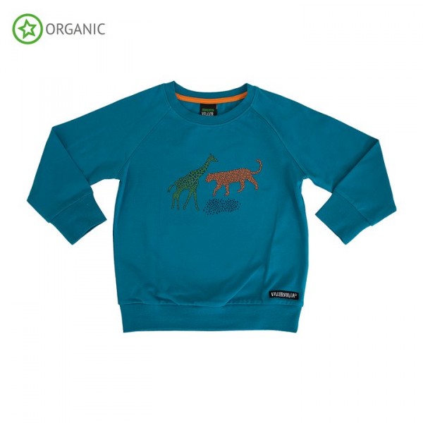 Villervalla langärmliges Sweatshirt atlantic