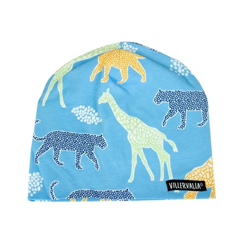 Villervalla Mütze Savannah Print aqua