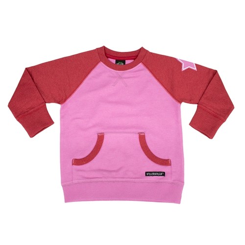 Villervalla langärmliges Sweatshirt tango/blossom