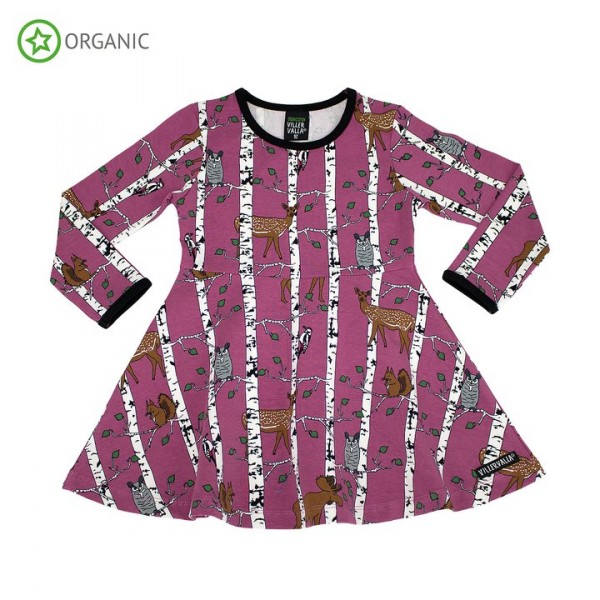 Villervalla langärmliges Schwingkleid smoothie