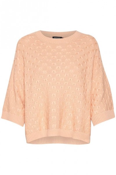 Soaked in luxury Rosalie Pullover ¾ peachy keen