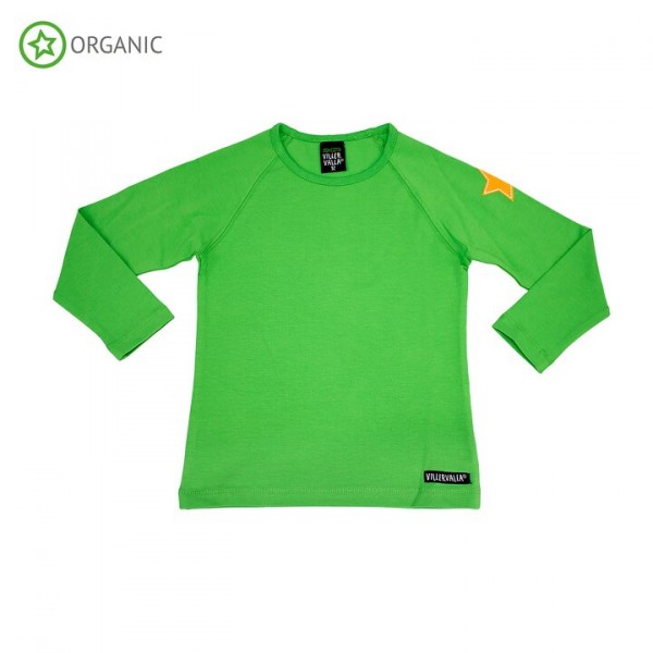 Villervalla langärmliges T-shirt pea