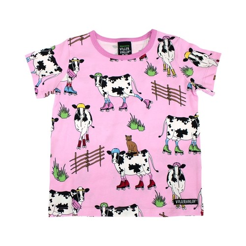 Villervalla Tshirt Roller Cow lgt blossom