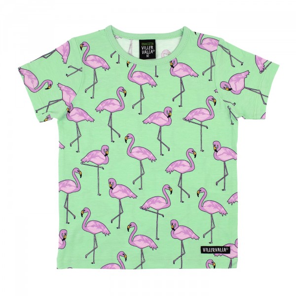 Villervalla Tshirt flamingo
